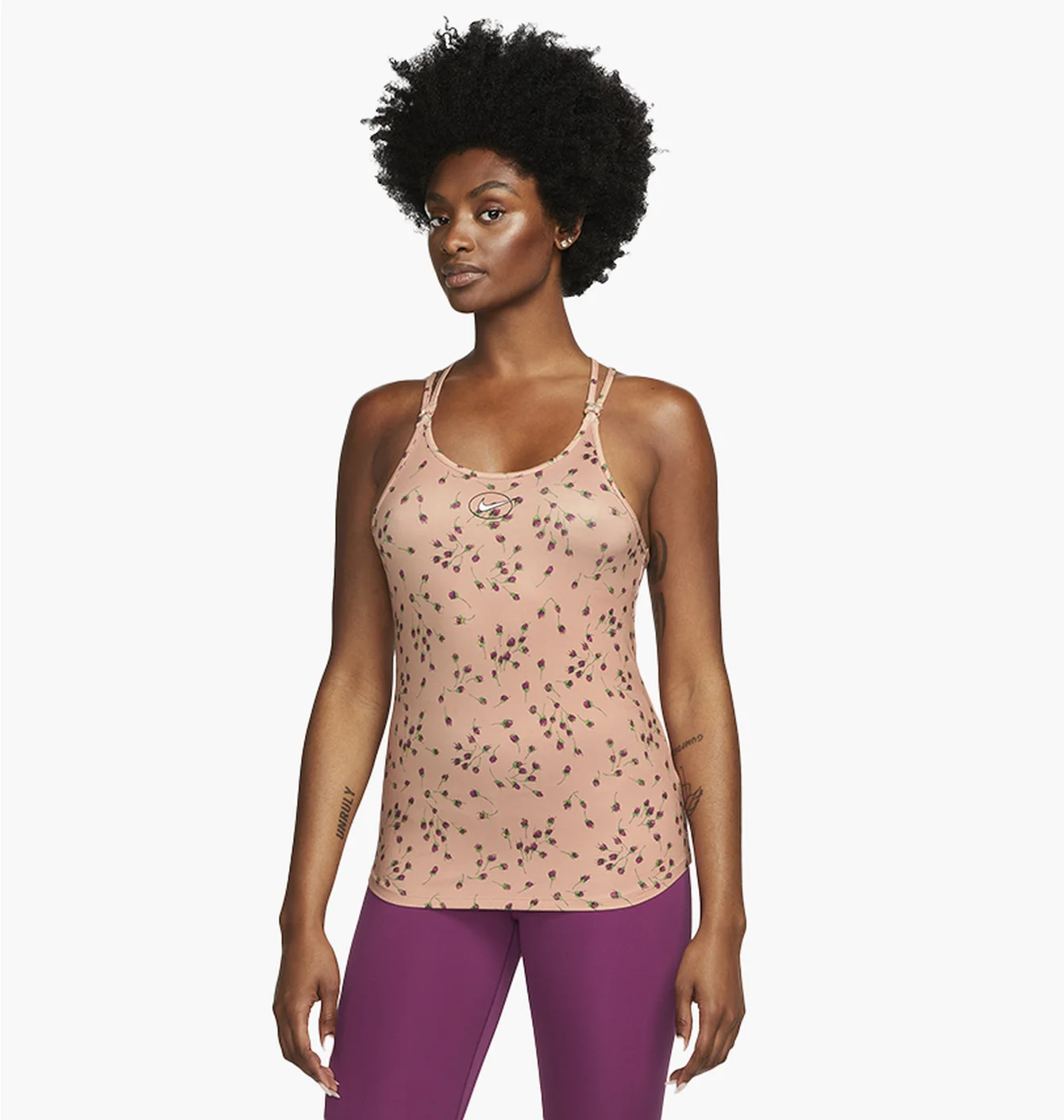 Майка жіноча Nike Dri Fit Beige DM7361-609