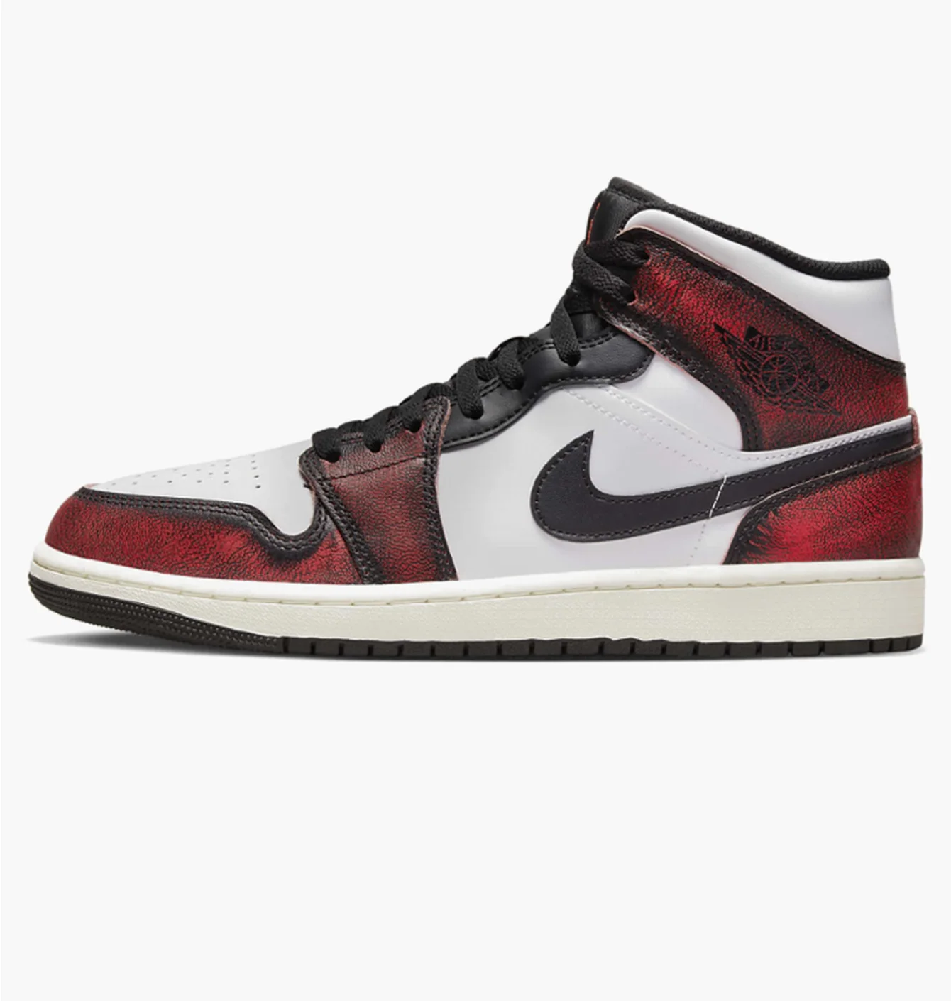 Кросівки чоловічі Nike Air Jordan 1 Mid Se Red/White Dv9565-006