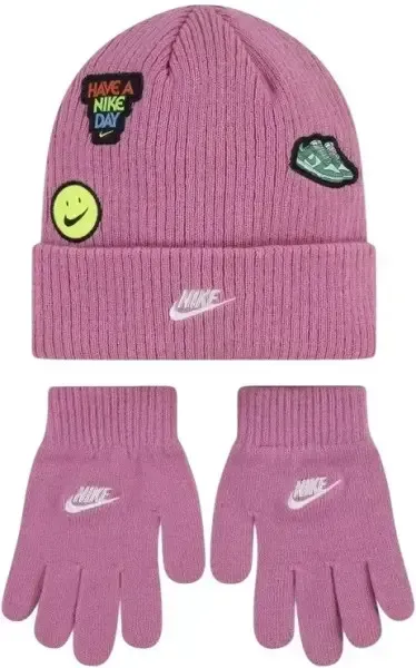 Шапка Nike Patch Peak Beanie Set (8A3135-ACG)