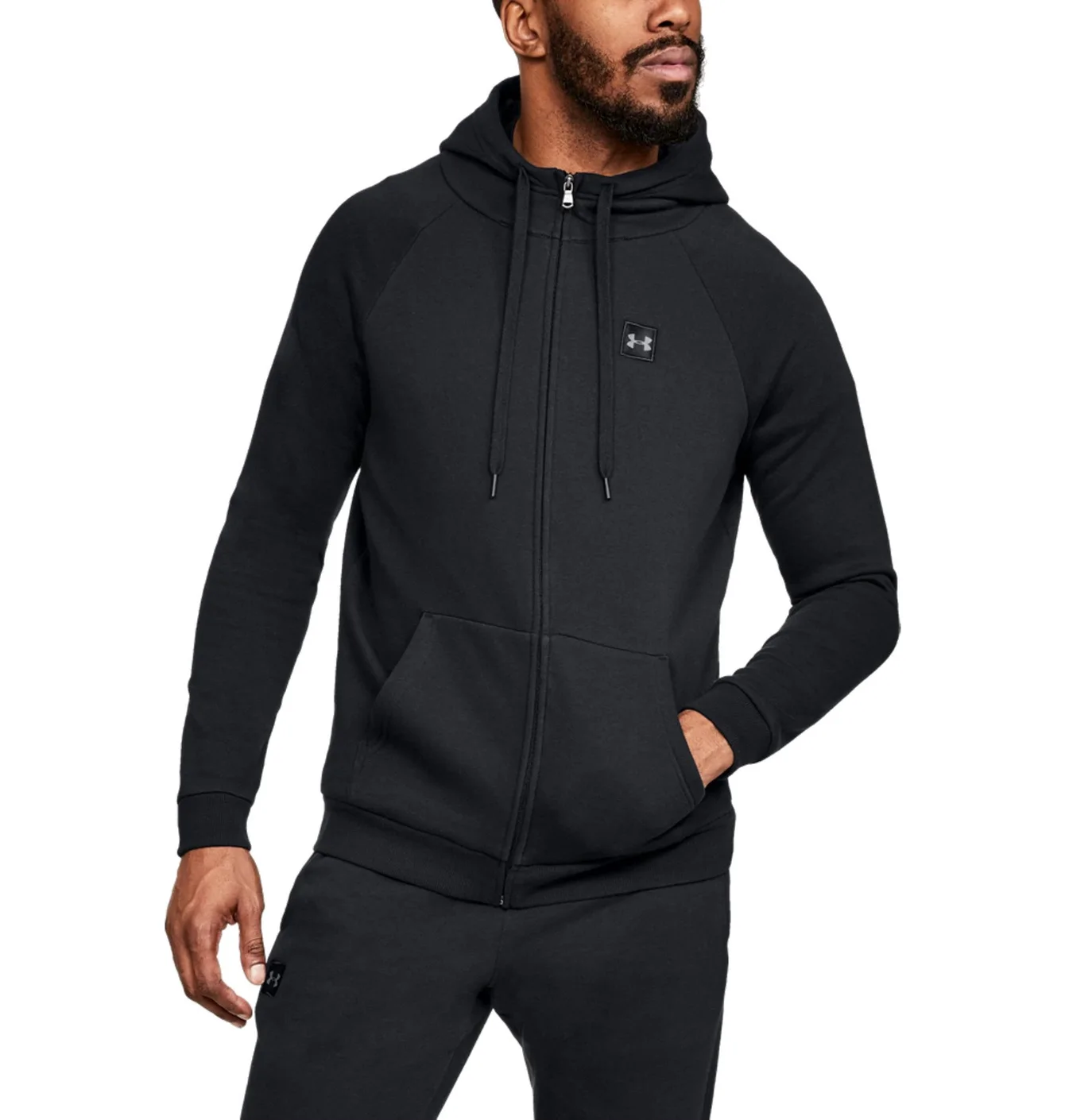 Толстовка чоловіча Under Armour Rival Fleece Black 1320737-001