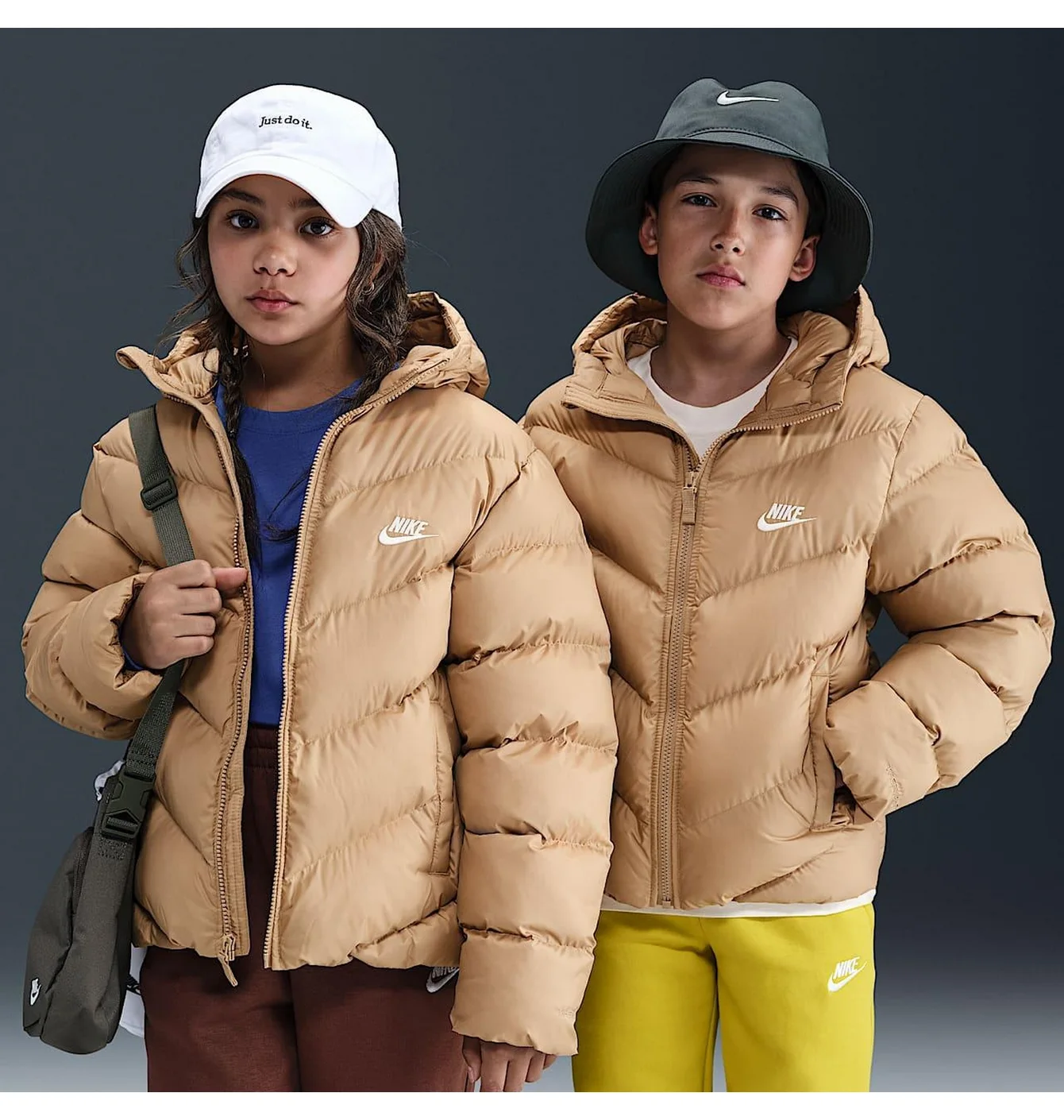 Пуховик дитячий Nike Sportswear All Day Play Beige HQ4976-200