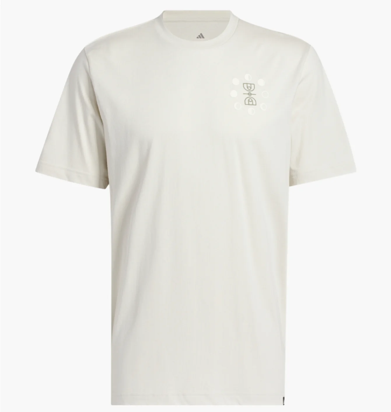 Футболка чоловіча Adidas Basketball Phases Graphic Beige JV8426
