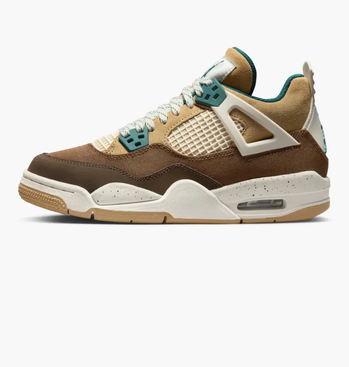 Кросівки дитячі Air Jordan 4 Retro Cacao Wow Olive/Brown FB2214-200