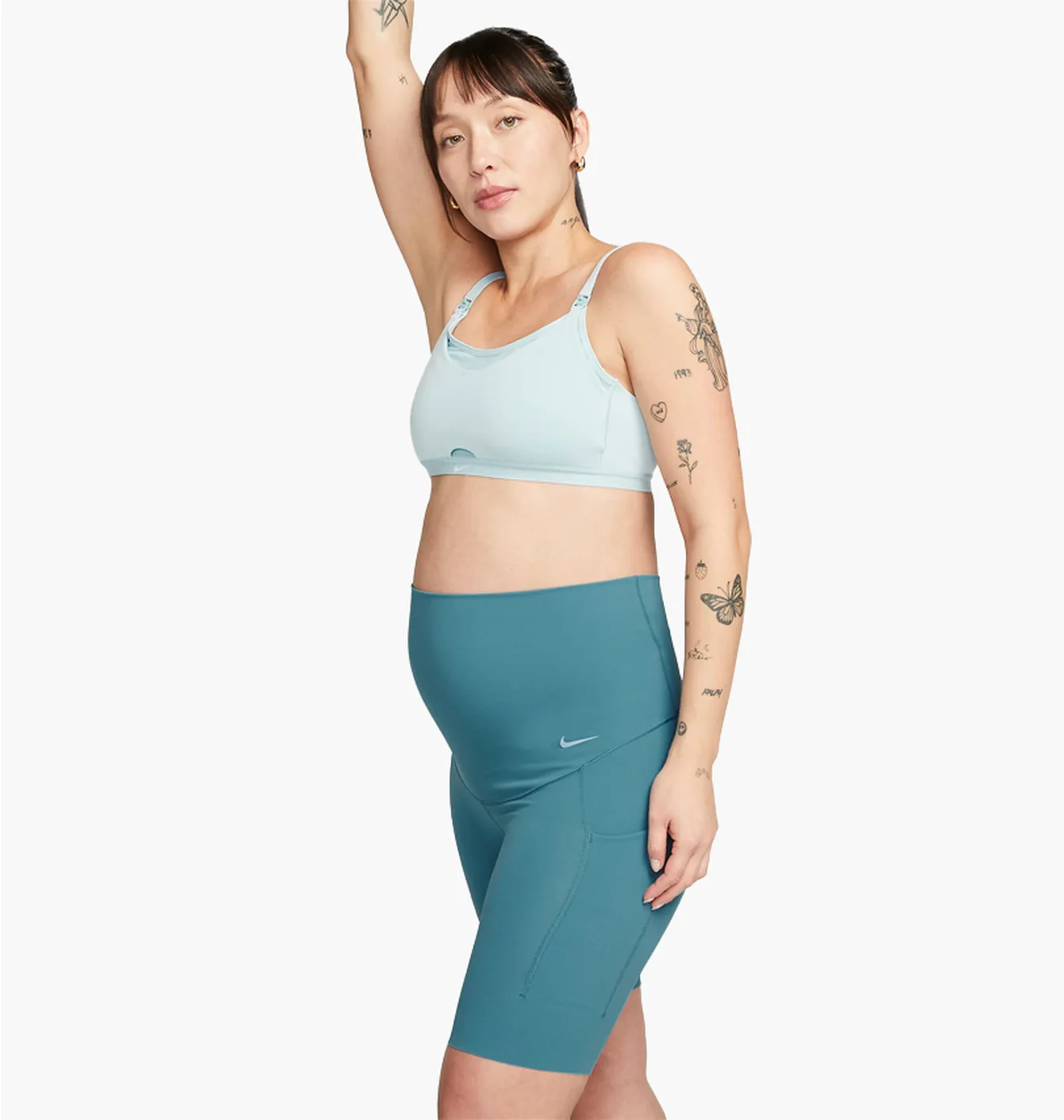 Шорти жіночі Nike Zenvy 21 Cm Turquoise DV9433-440