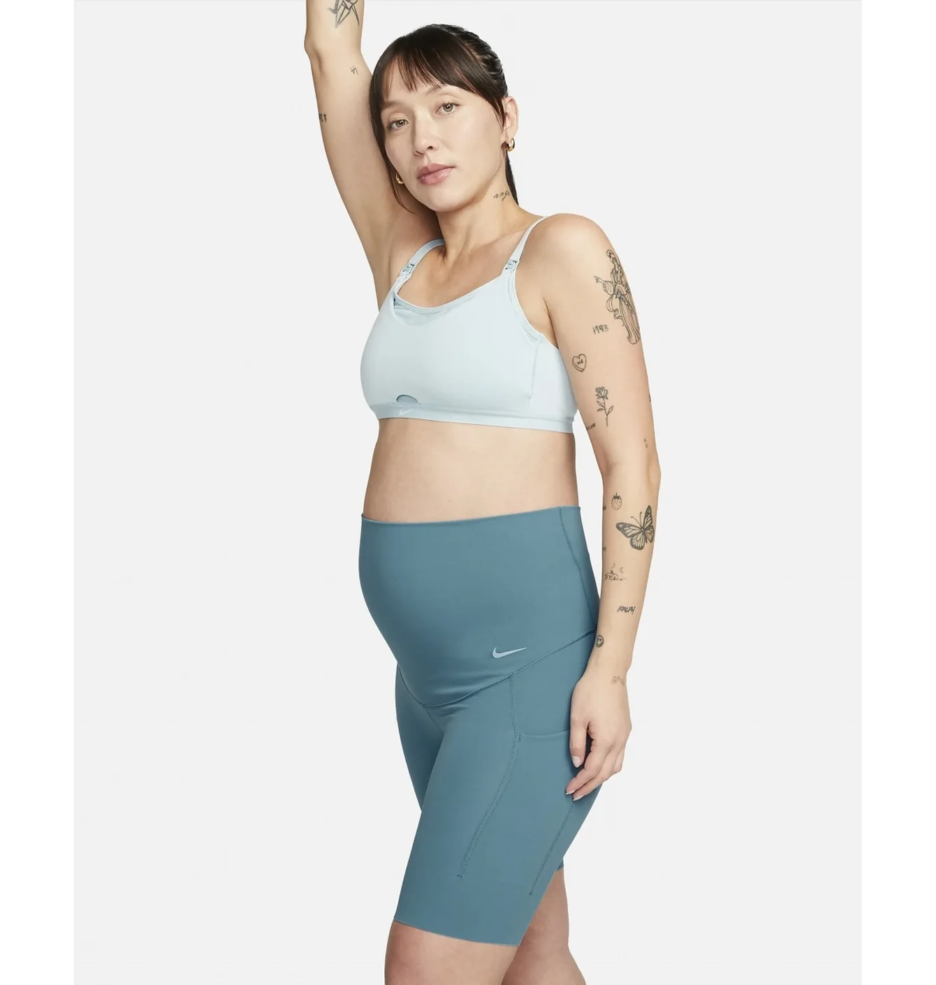 Шорти жіночі Nike Zenvy 21 Cm Turquoise DV9433-440