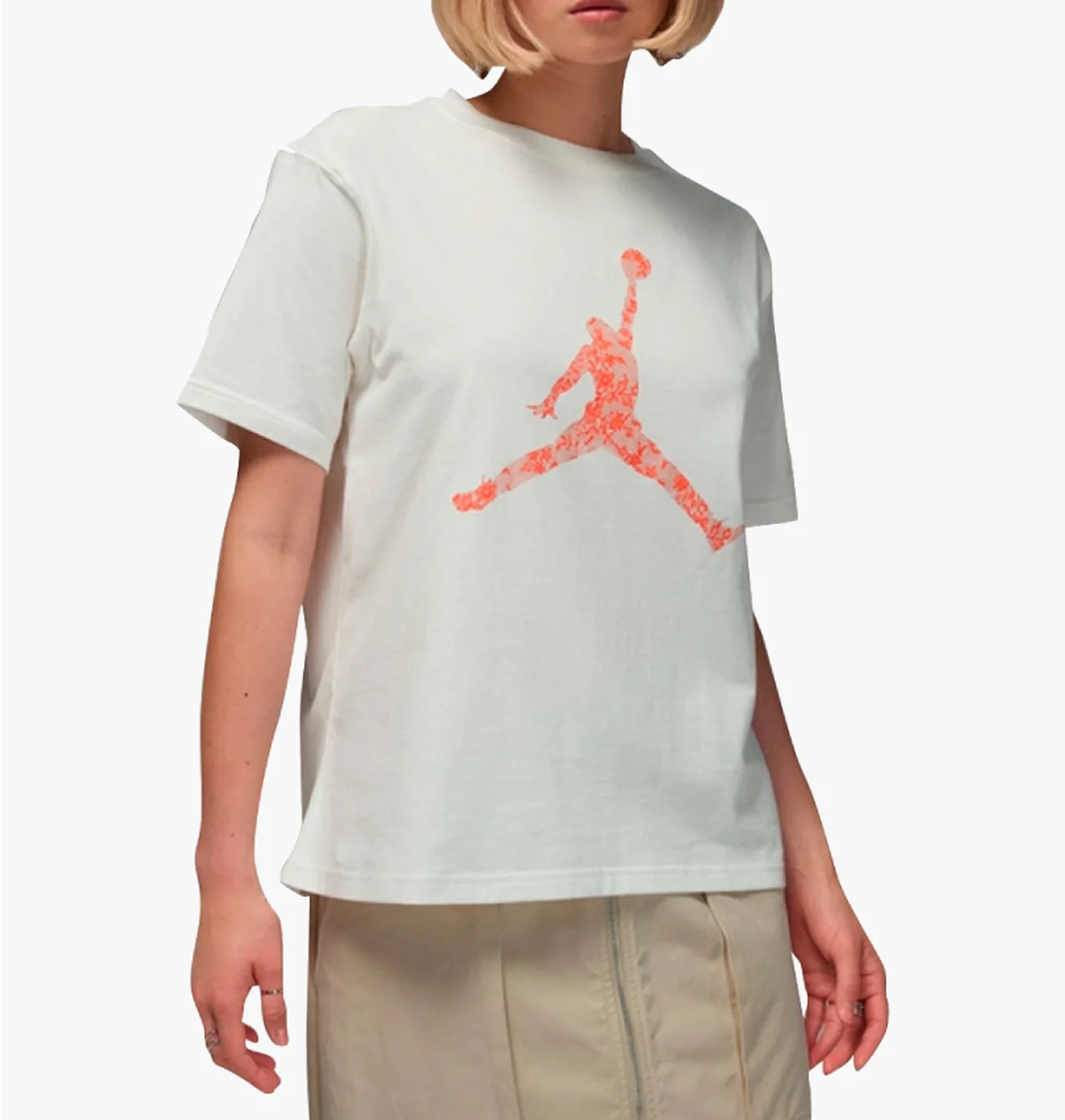 Футболка жіноча Air Jordan Brk Ss Gf Gfx Tee Lace Beige HV0198-133