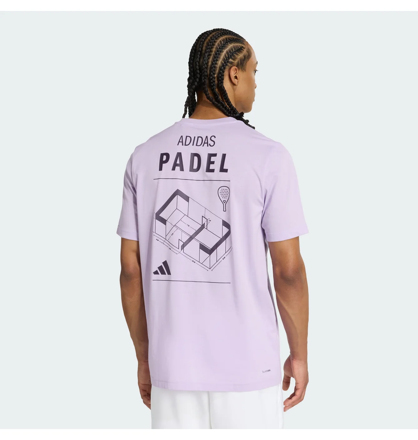 Футболка чоловіча Adidas Padel Category Graphic Violet JV8501