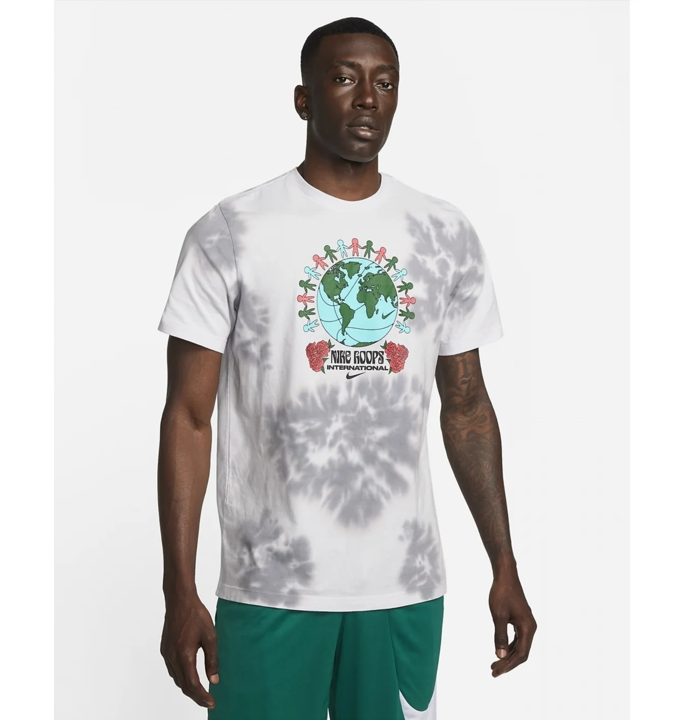 Футболка чоловіча Nike Hoops International White Dr8916-506