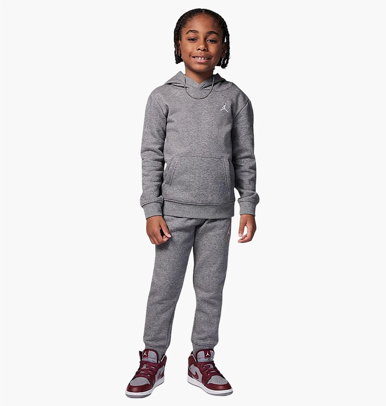 Спортивний костюм дитячий Air Jordan Mj Brooklyn Fleece Grey 85D326-GEH