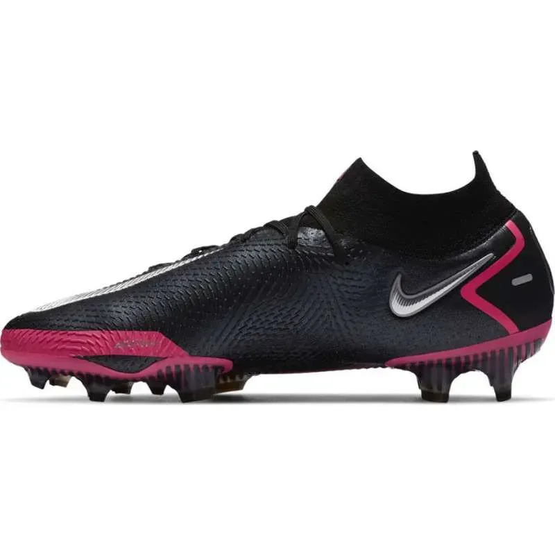 Бутси чоловічі Nike Phantom Gt Elite Df Fgblack Pink Blast (CW6589-006)