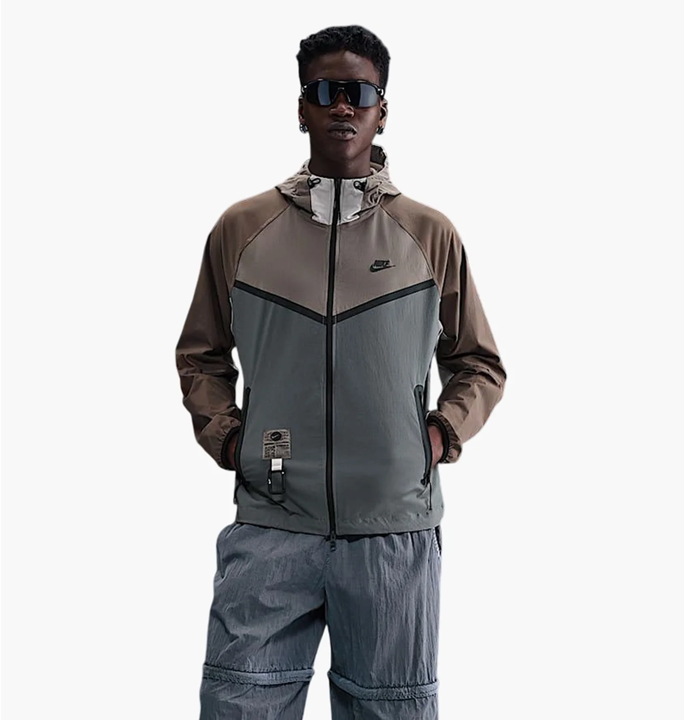 Вітровка чоловіча Nike Tech Grey/Brown IB8956-289