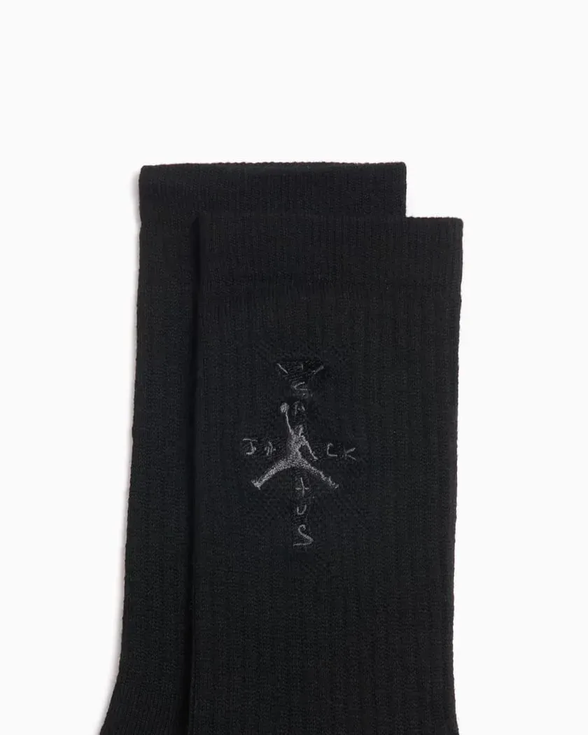 Шкарпетки Jordan Air Jordan X Travis Scott Crew Socks 'Black' (FV4054-010)