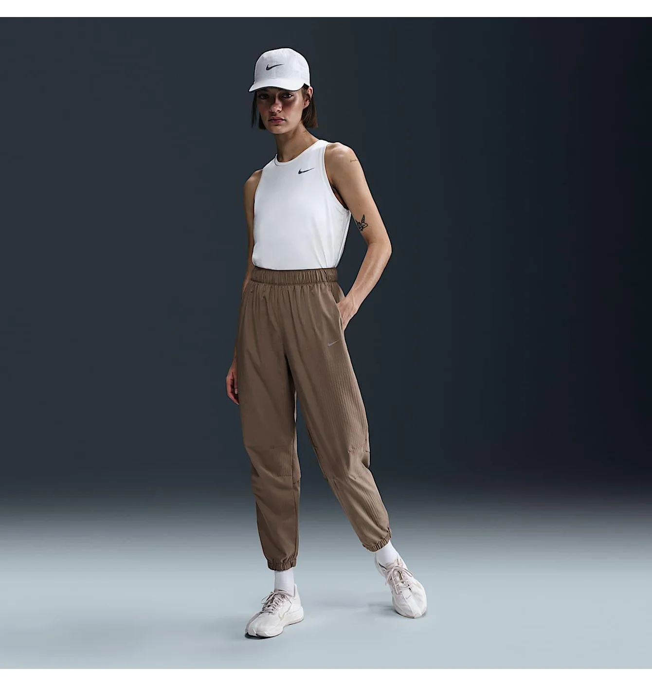Штани жіночі Nike Dri-Fit Fast Brown FB7730-214