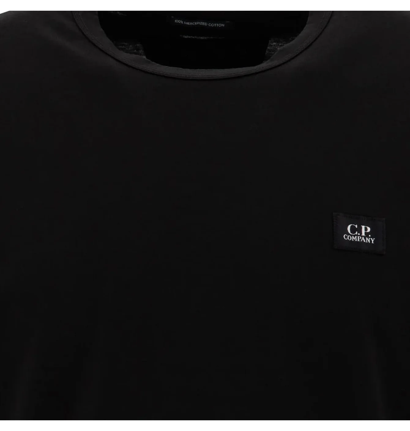 Футболка чоловіча CP Company Logo Patch Black 17CMTS054A006374A