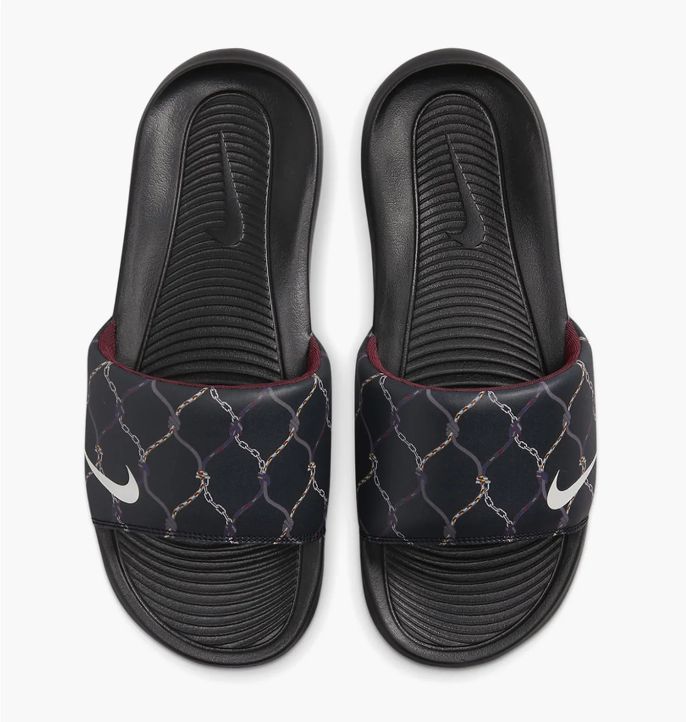 Тапочки чоловічі Nike Victori One Slide Print Black Cn9678-011