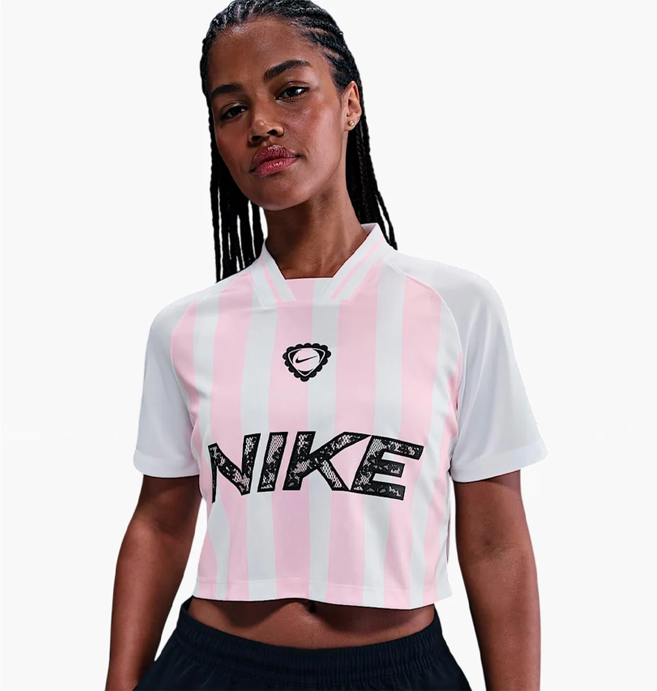 Футболка жіноча Nike Trend White/Pink IM0326-663