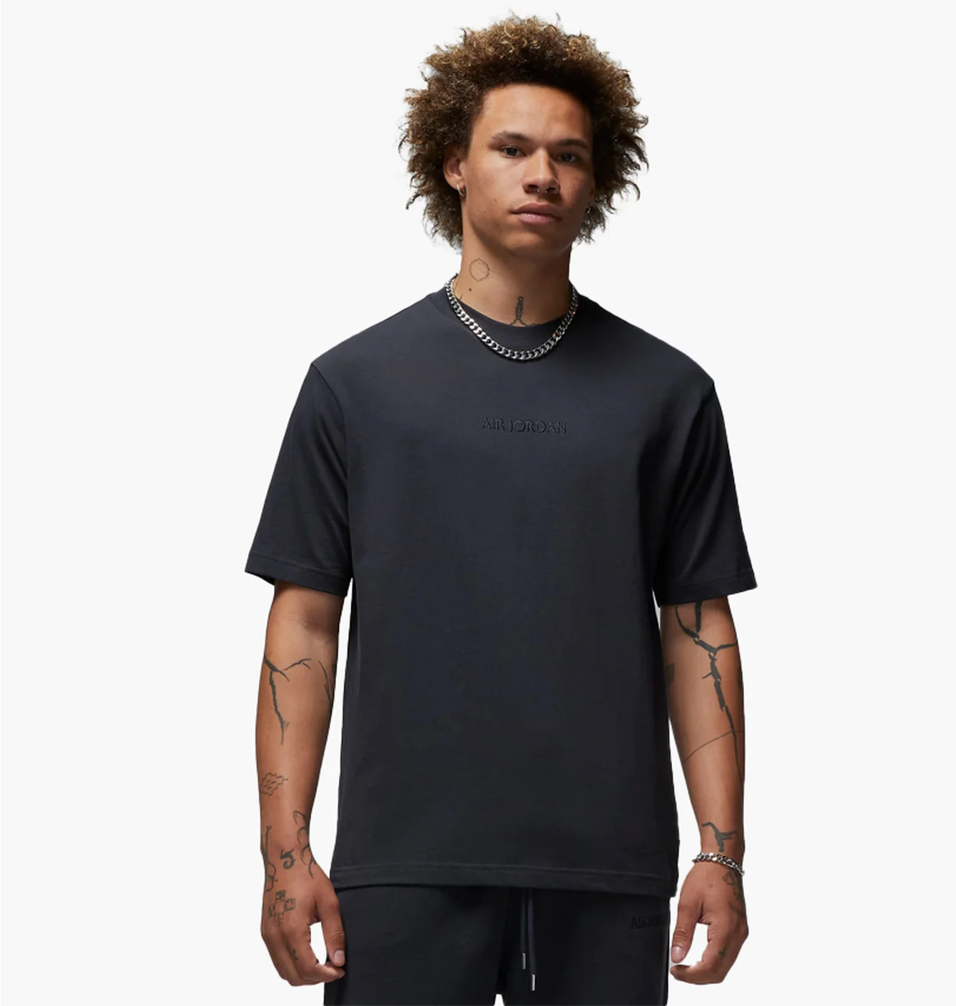 Футболка чоловіча Air Jordan T-Shirt Air Wordmark Black FJ1969-045