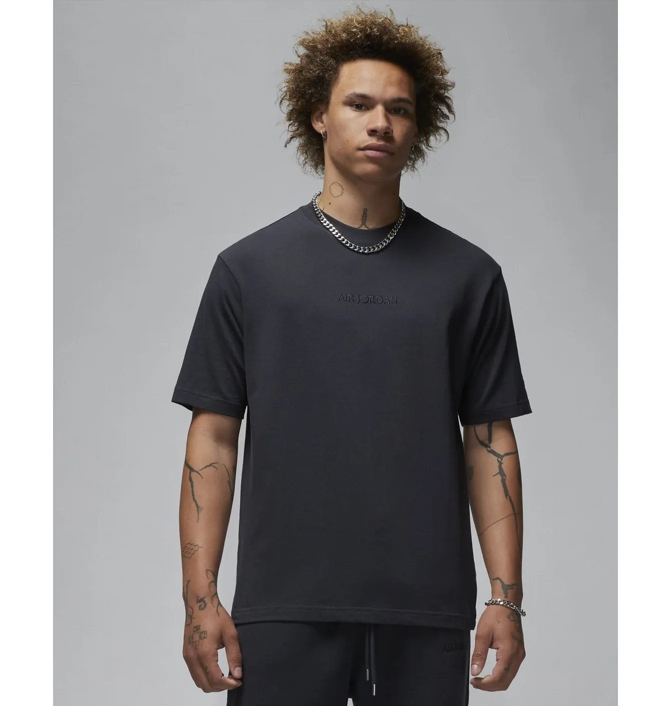 Футболка чоловіча Air Jordan T-Shirt Air Wordmark Black FJ1969-045