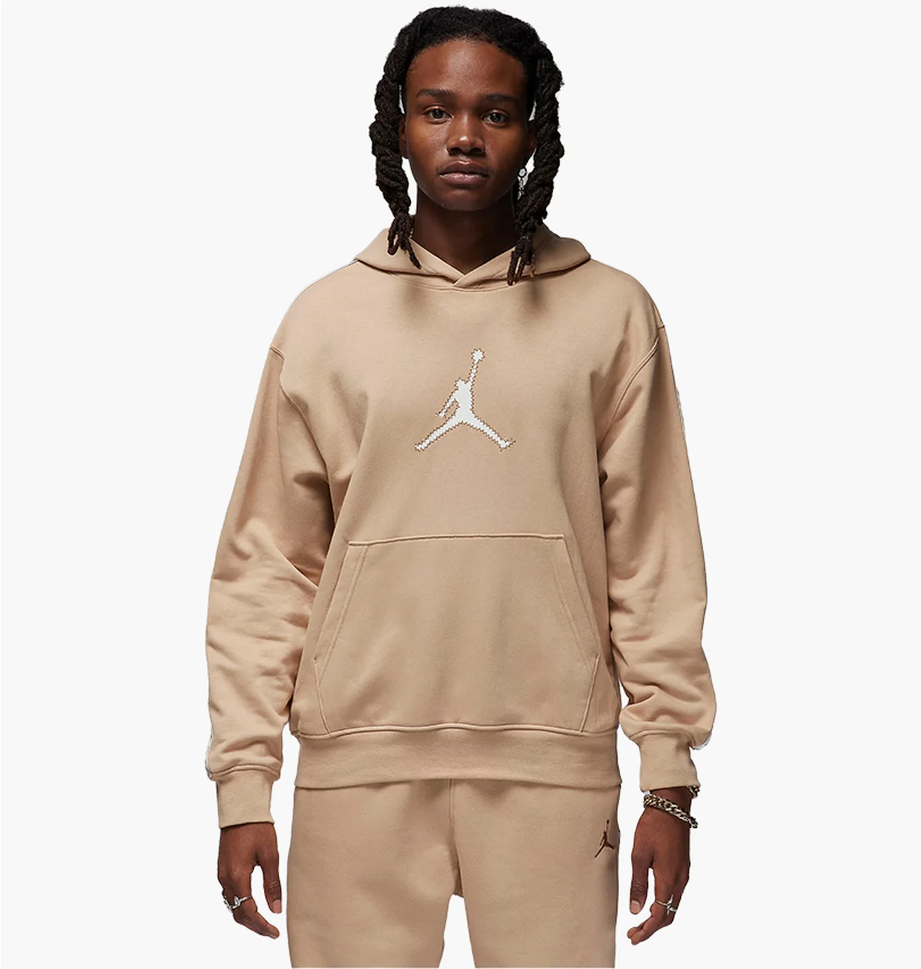 Худі чоловіче Air Jordan Hoodie Pullover Flight Mvp Beige FN6352-244