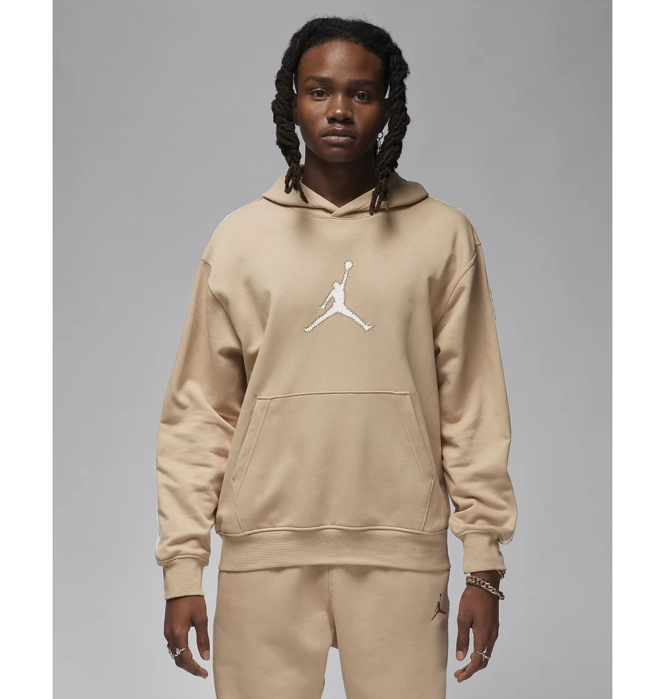 Худі чоловіче Air Jordan Hoodie Pullover Flight Mvp Beige FN6352-244