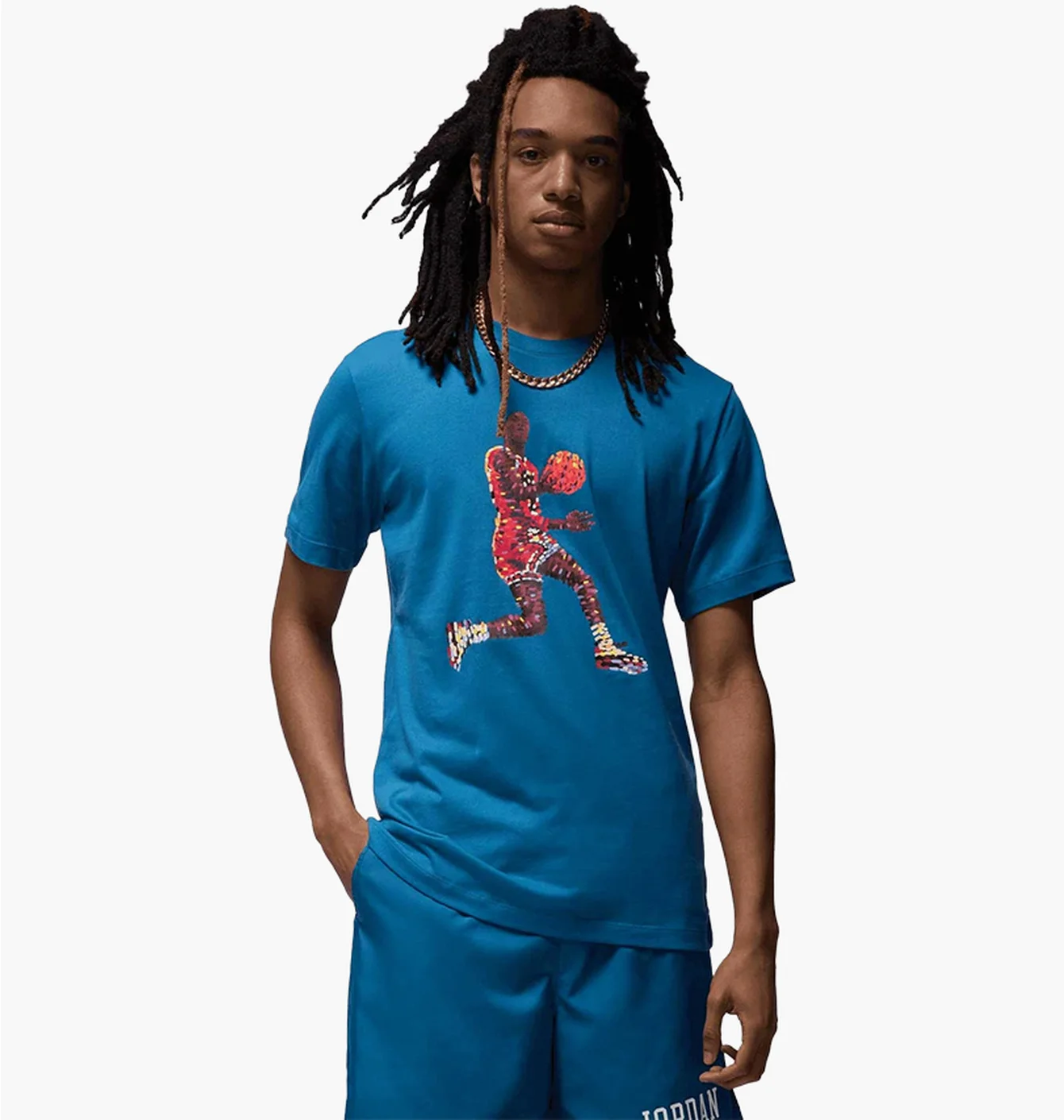 Футболка чоловіча Air Jordan Flight Essentials Blue FN6000-457