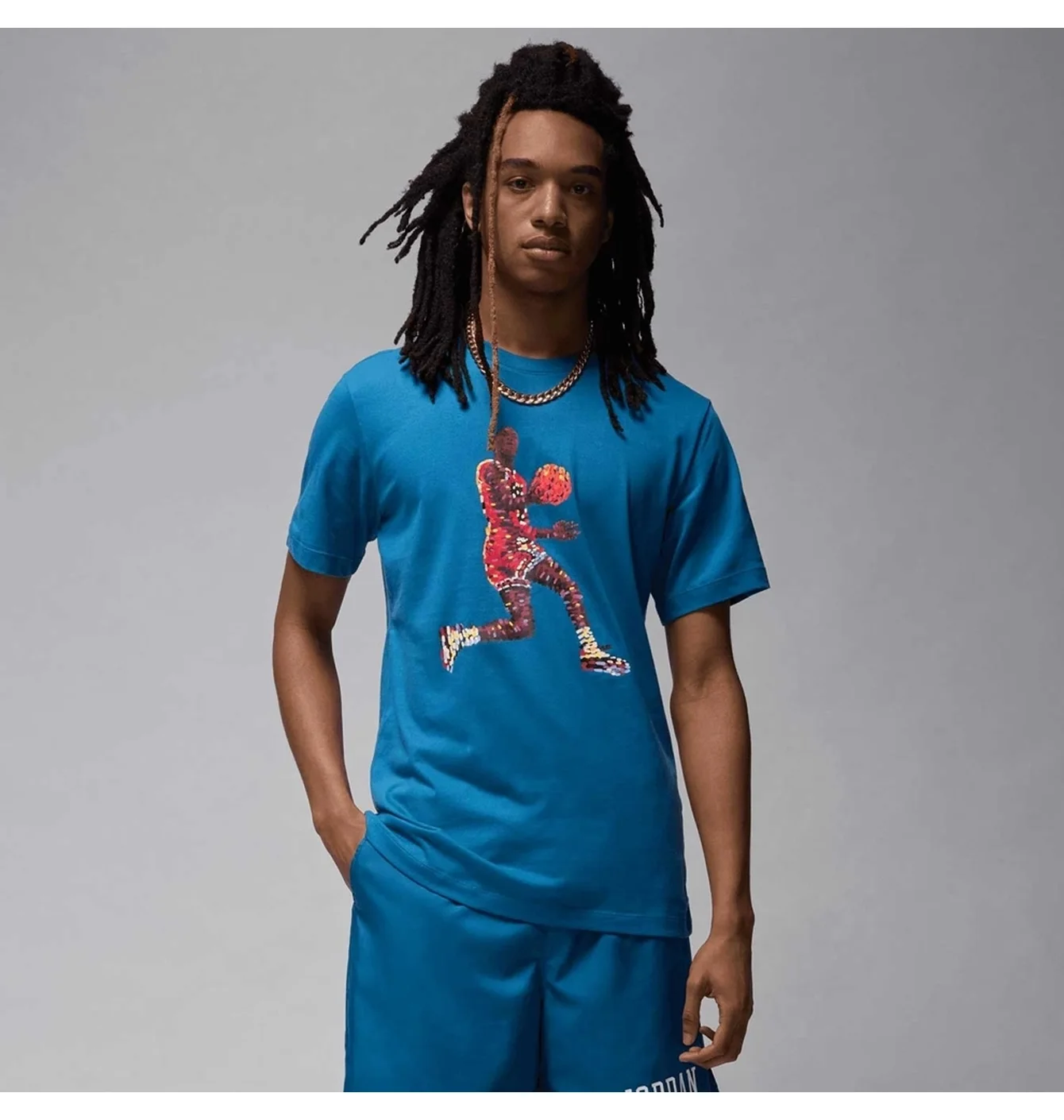 Футболка чоловіча Air Jordan Flight Essentials Blue FN6000-457