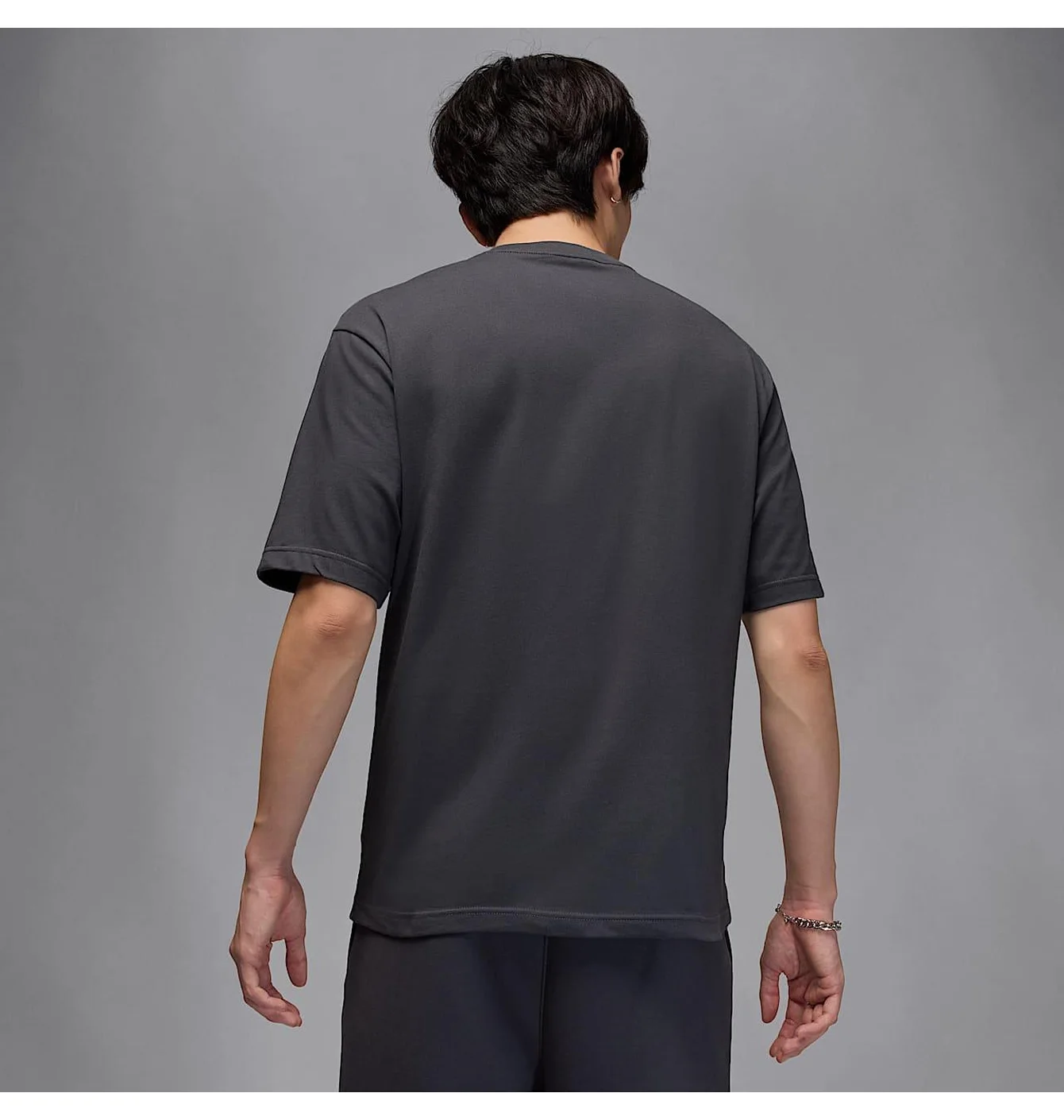 Футболка чоловіча Air Jordan Psg Ss Logo Grey HV3411-060