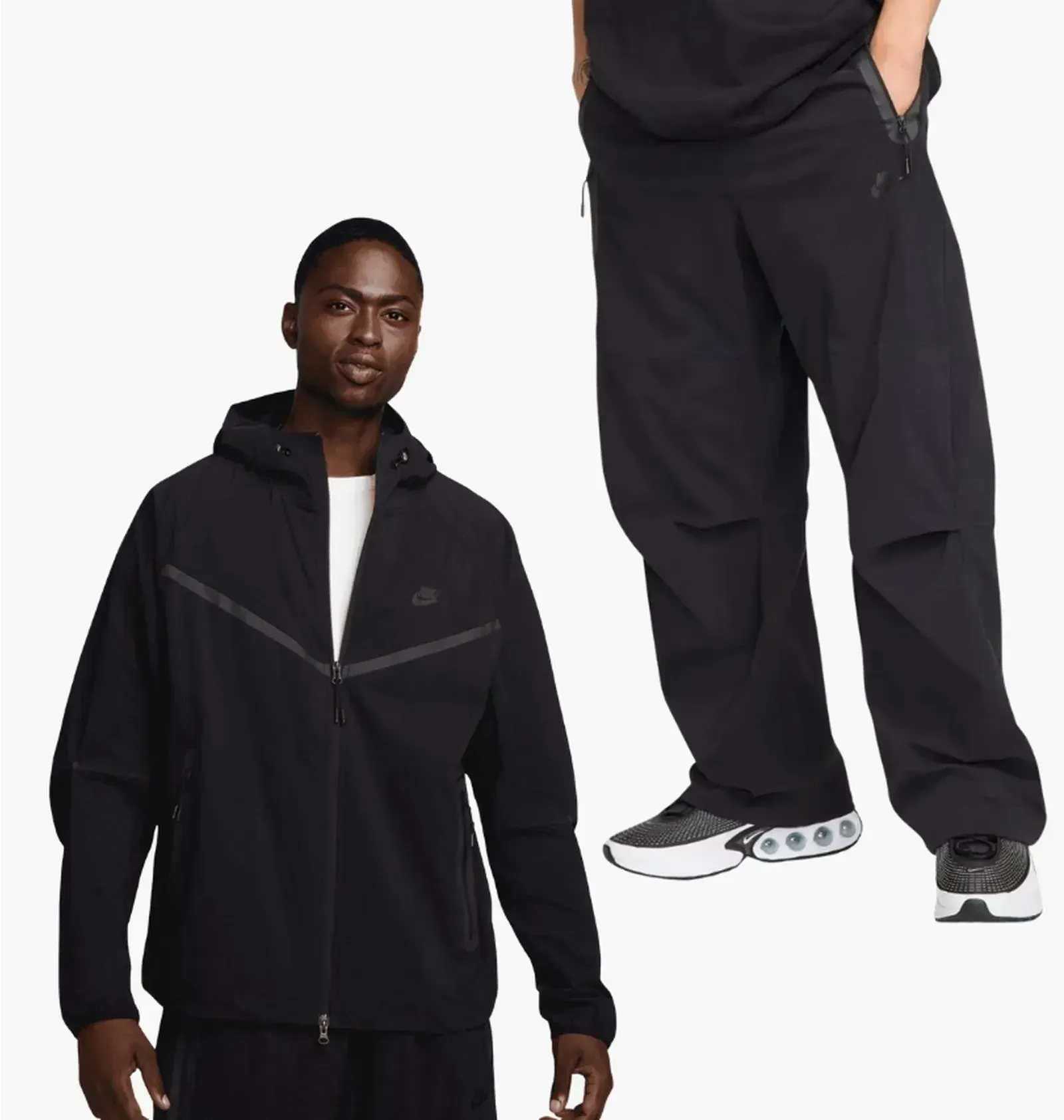 Спортивний костюм чоловічий Nike Tech Woven Black (HM7151-010__HM7158-010)