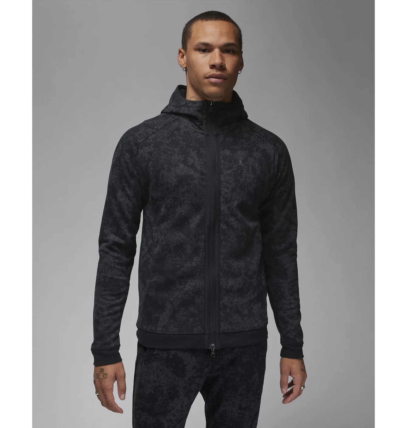 Толстовка чоловіча Air Jordan Dri-Fit Sport Air Fleece Full-Zip Hoodie Black FN5846-010