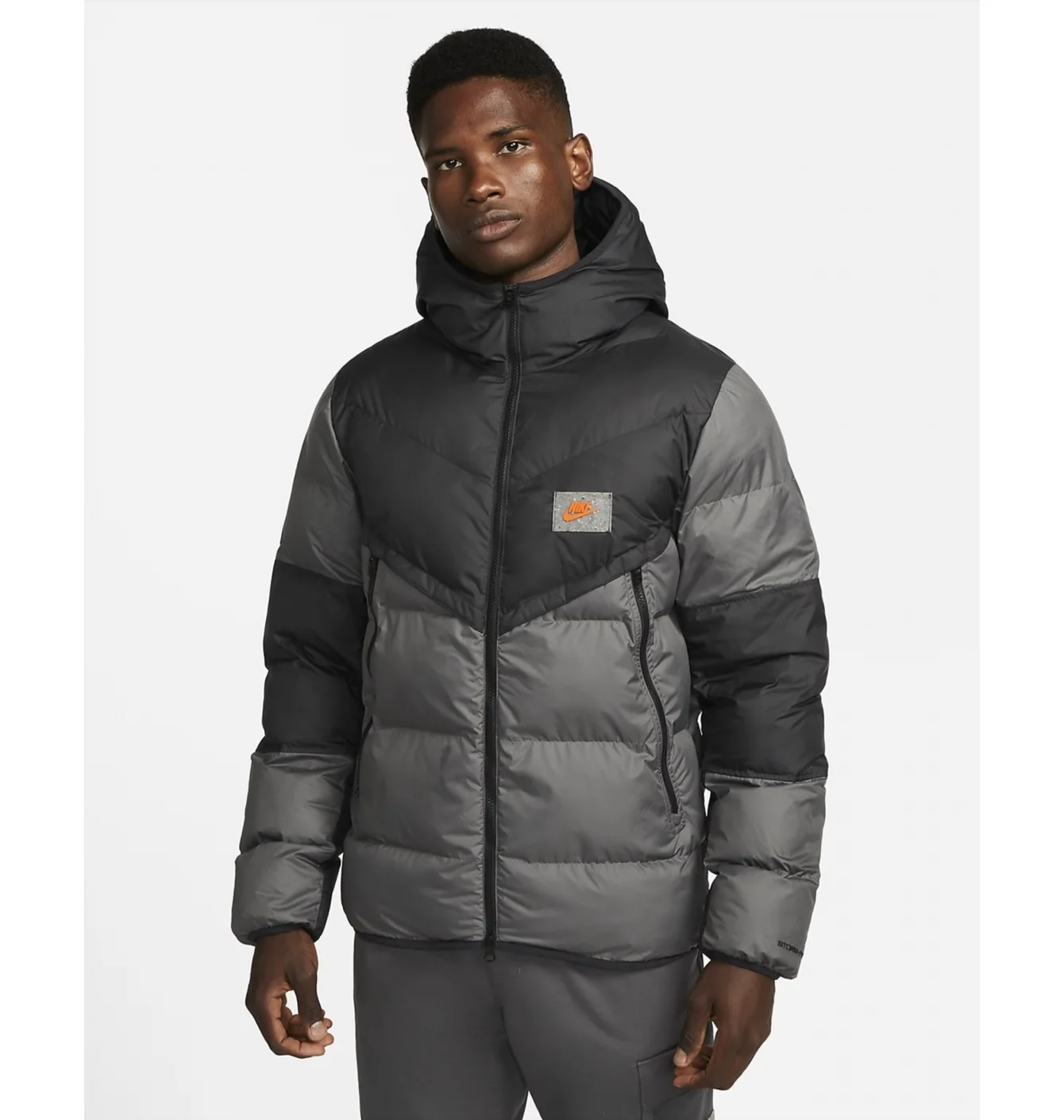 Пуховик чоловічий Nike Storm-Fit Windrunner Primaloft Grey Dx2040-010