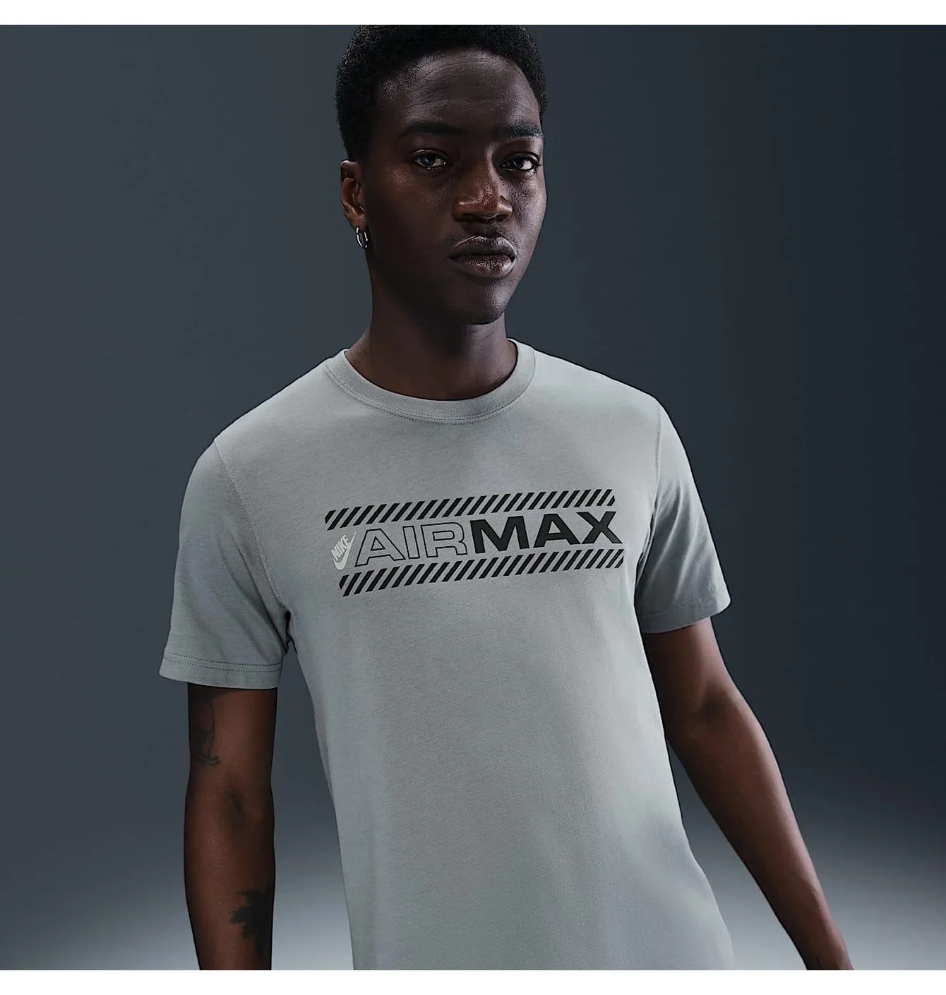Футболка чоловіча Nike Air Max Grey IF0014-065