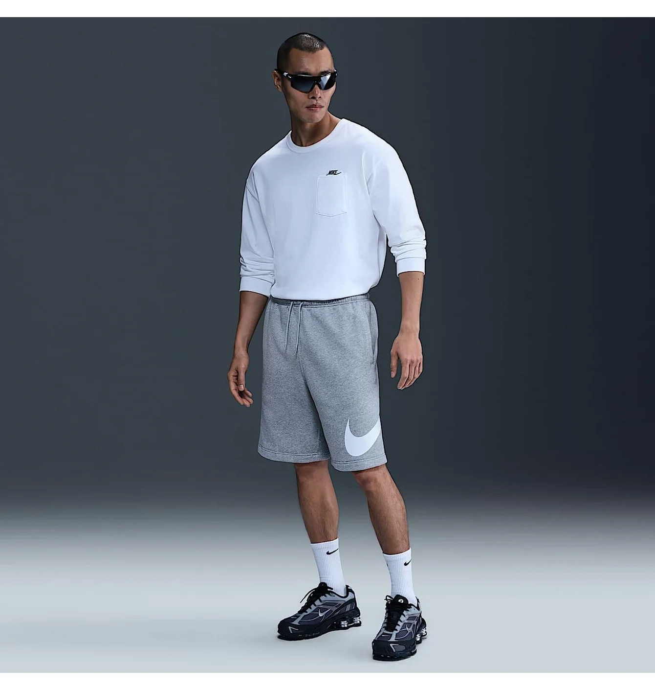 Шорти чоловічі Nike Club Bb Gx Grey FN3906-063