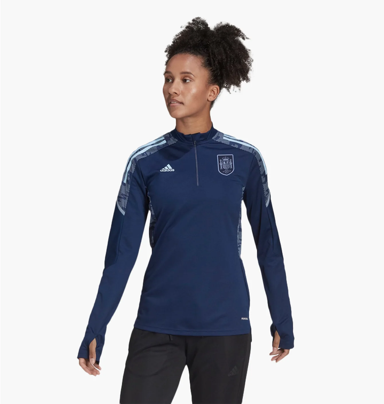 Кофта жіноча Adidas Spain 2022 Training Top Blue GK9455