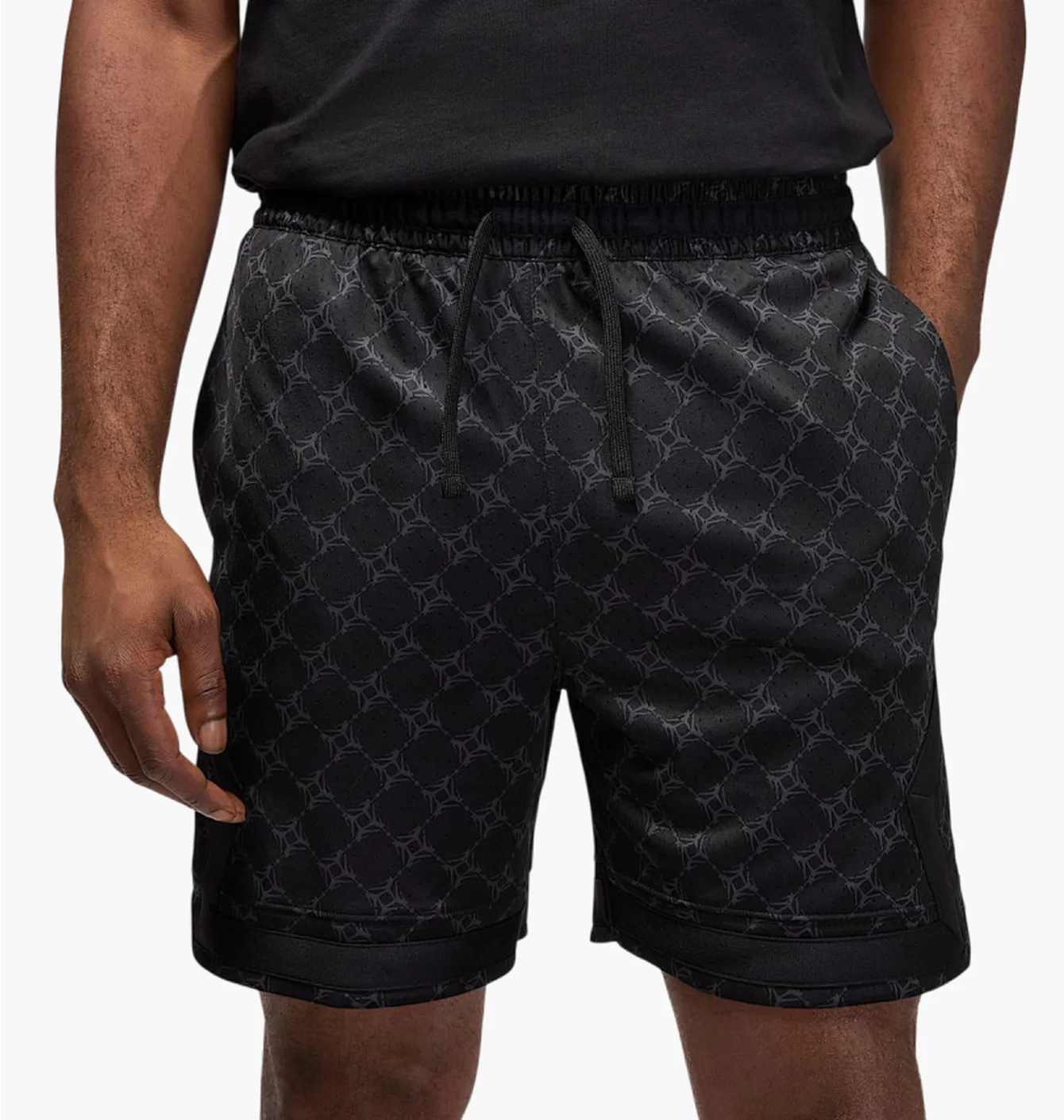 Шорти чоловічі Air Jordan Sport Dri-Fit Printed Diamond Black HQ8663-010