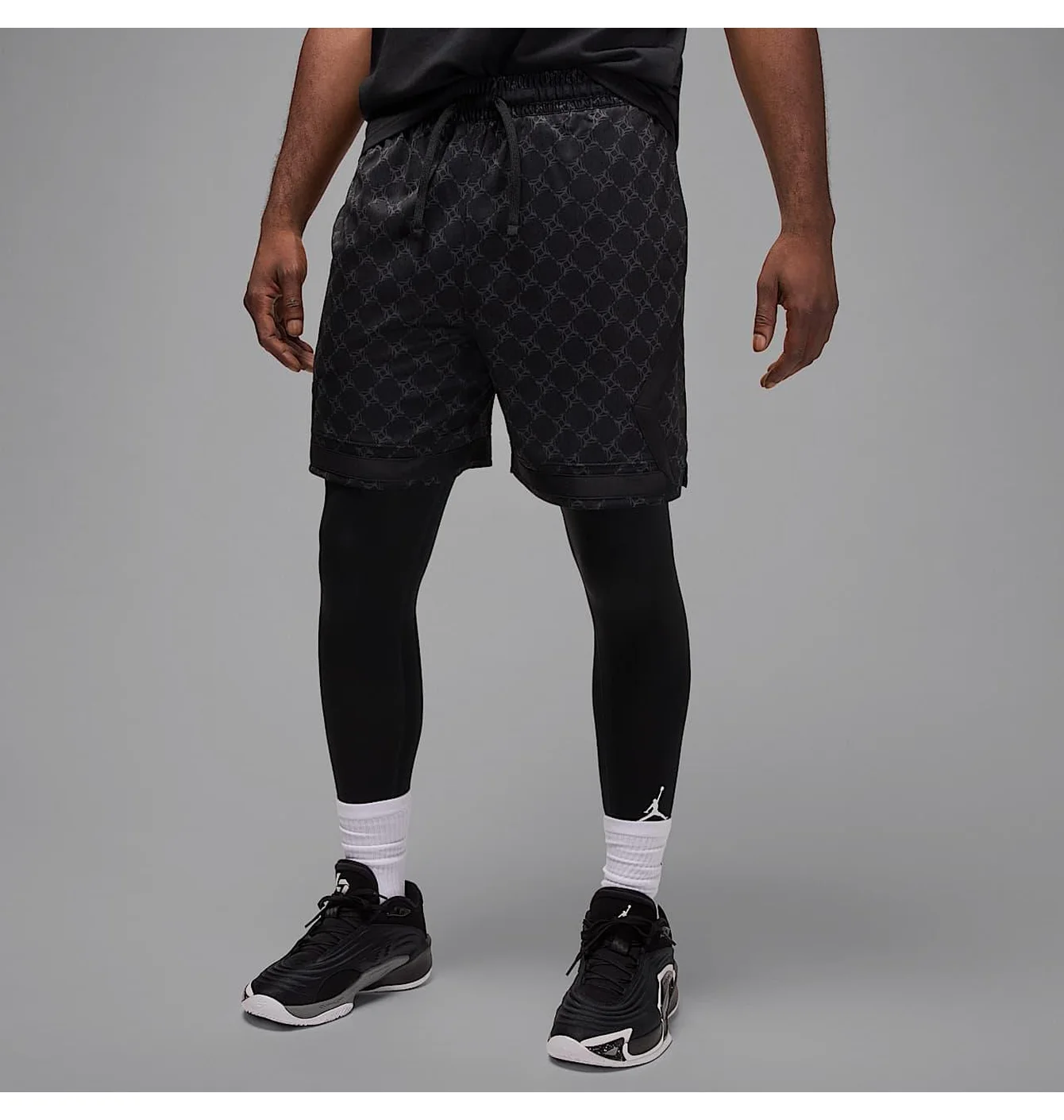 Шорти чоловічі Air Jordan Sport Dri-Fit Printed Diamond Black HQ8663-010