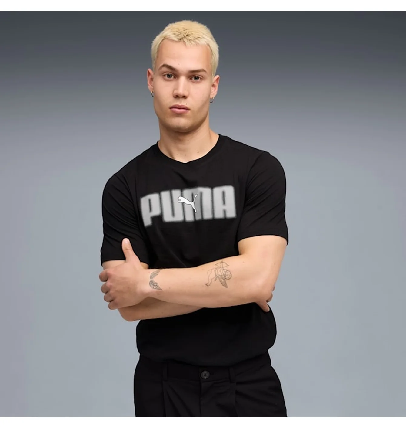 Футболка чоловіча Puma Essentials Logo Lab Black 693039-01