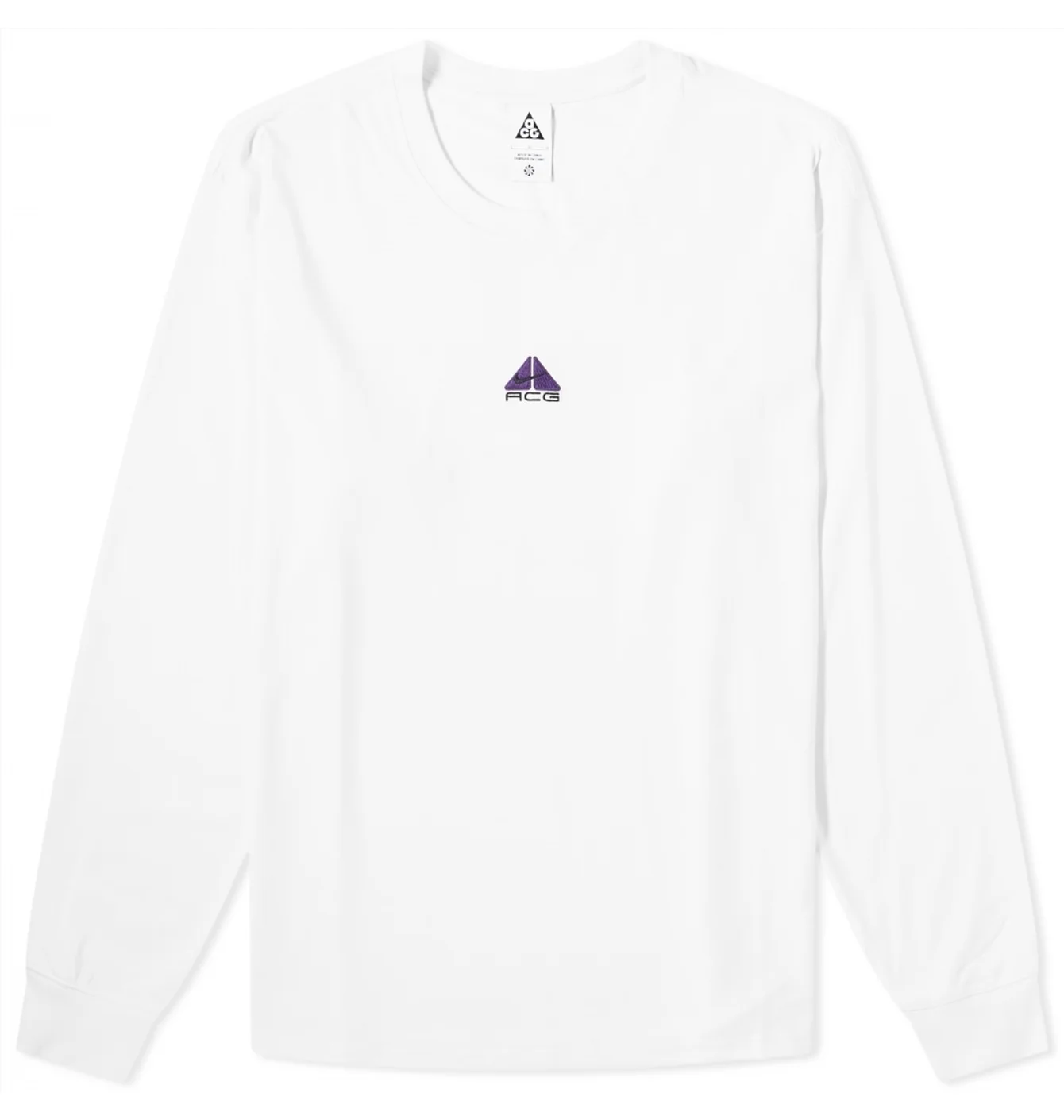 Лонгслів чоловічий Nike Acg Lungs T-Shirt White DR7753-122
