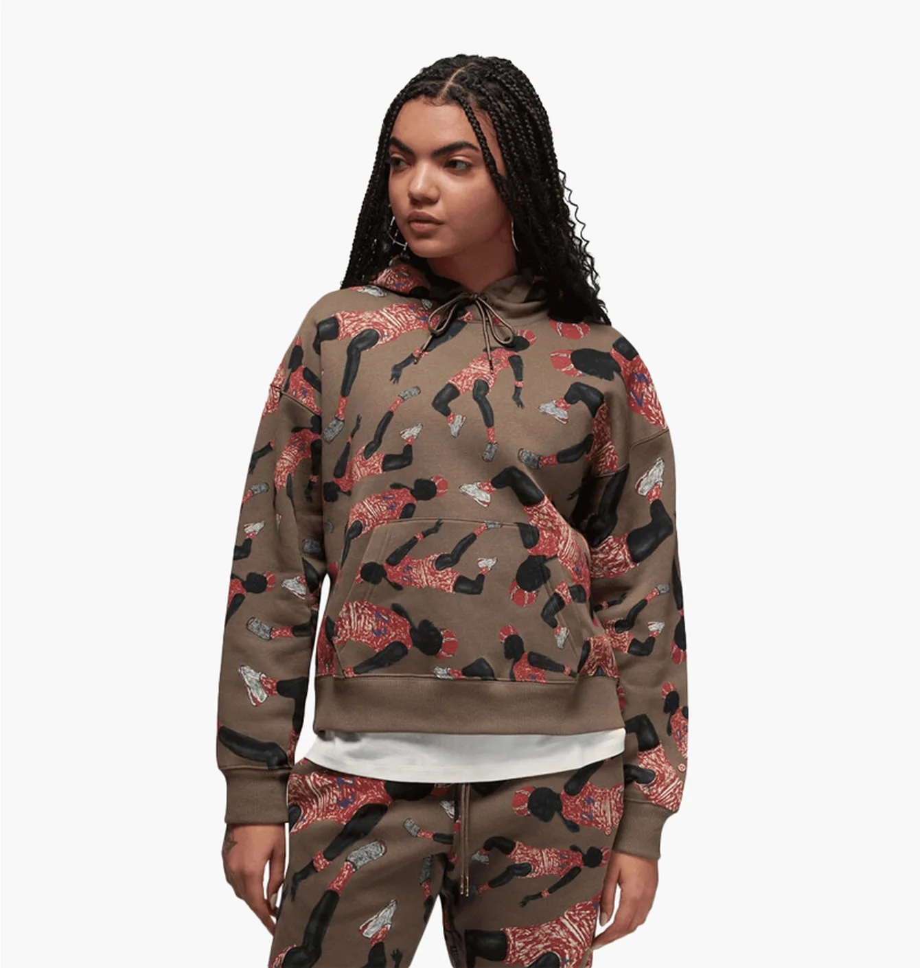 Худі жіноче Jordan Artist Series Fleece Pullover Hoodie Brown DX0387-274