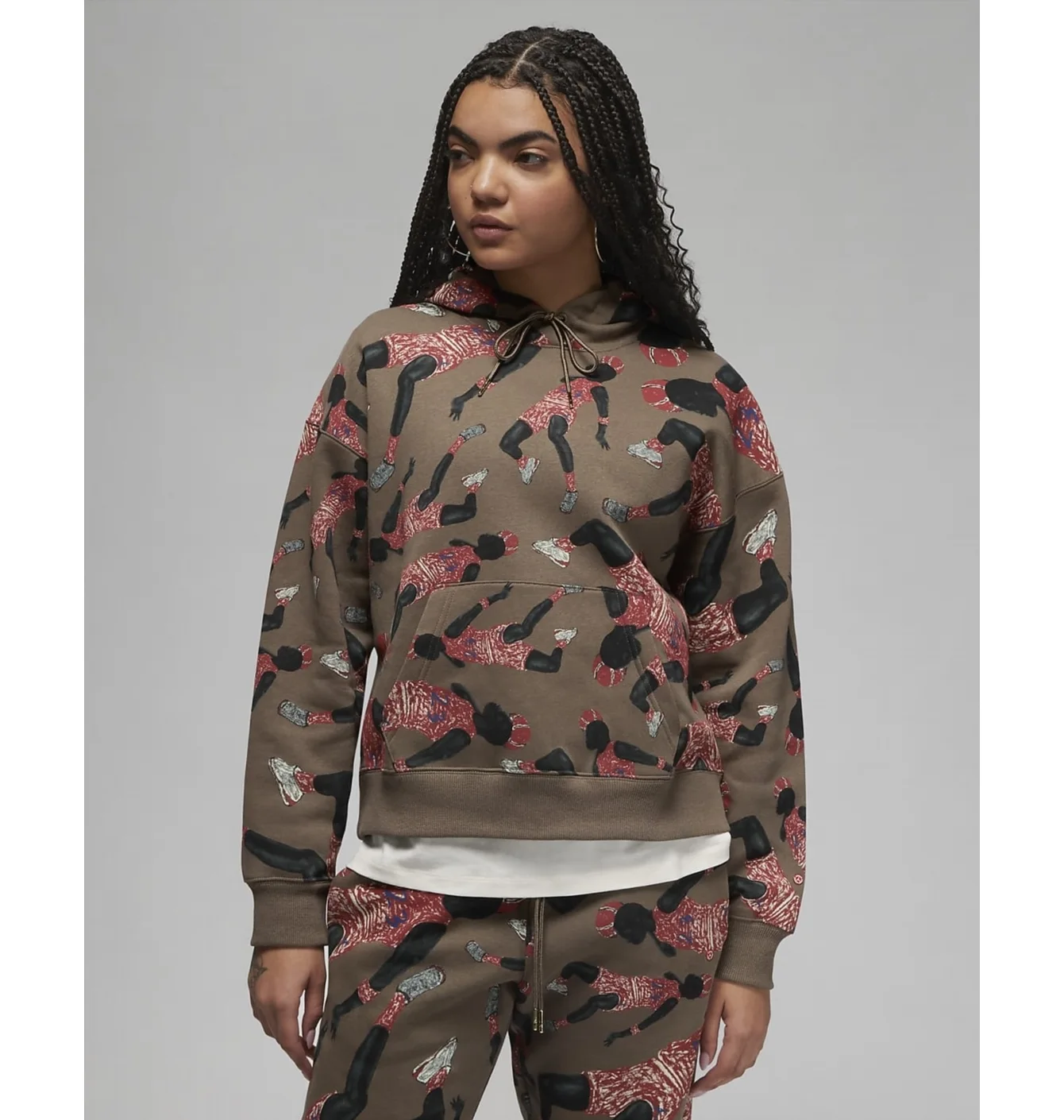 Худі жіноче Jordan Artist Series Fleece Pullover Hoodie Brown DX0387-274