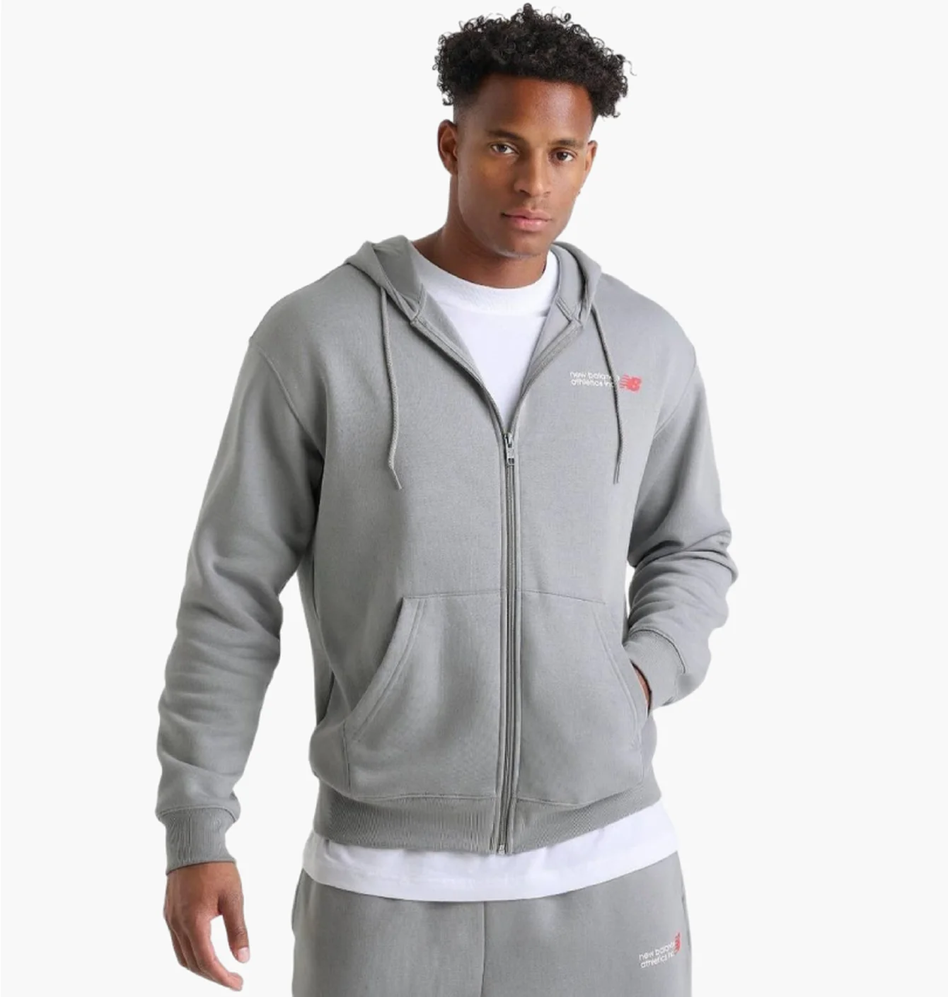 Толстовка чоловіча New Balance Athletics Flying Nb Logo Grey MJ51785