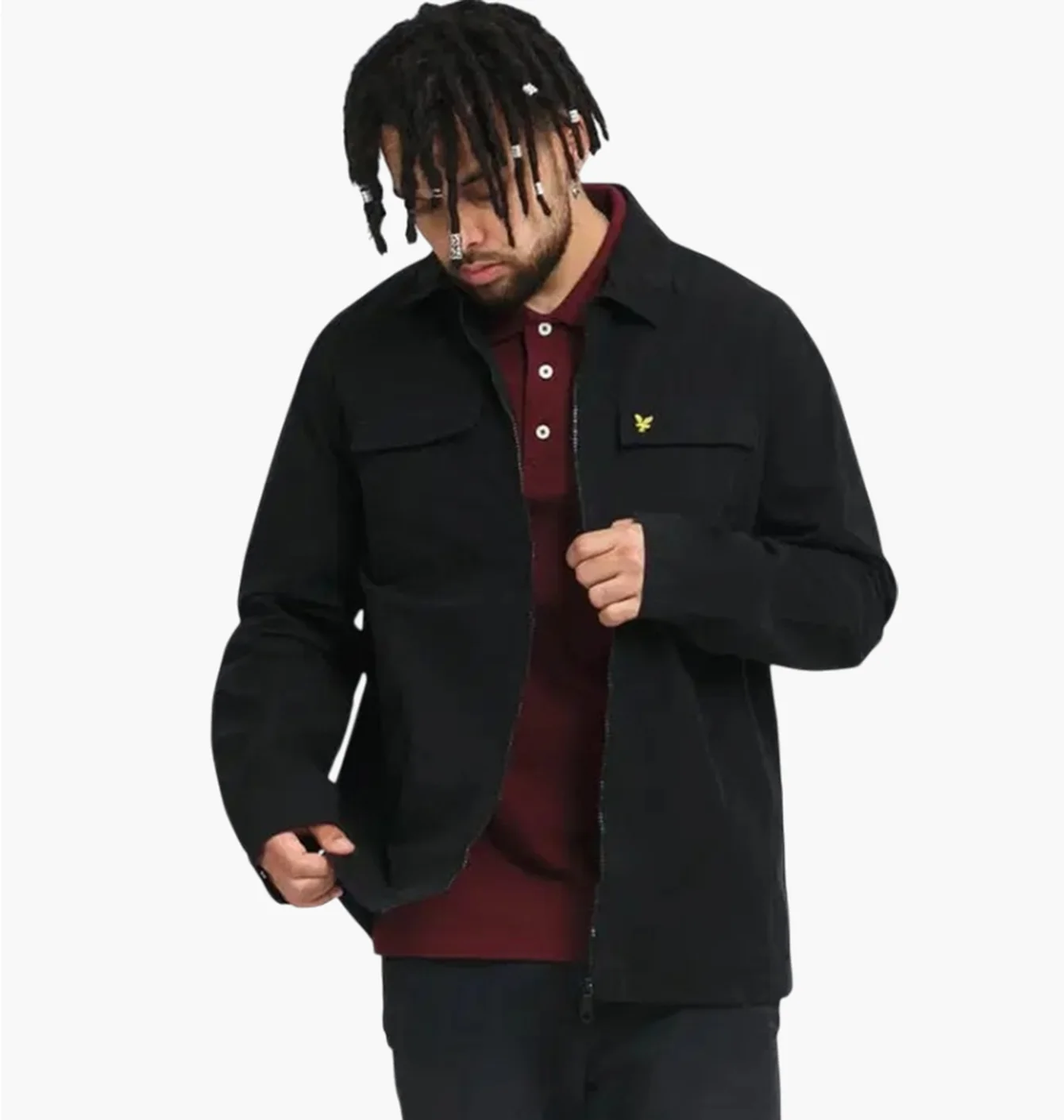 Сорочка чоловіча Lyle & Scott Cotton Twill Os Black LW1286V-Z865