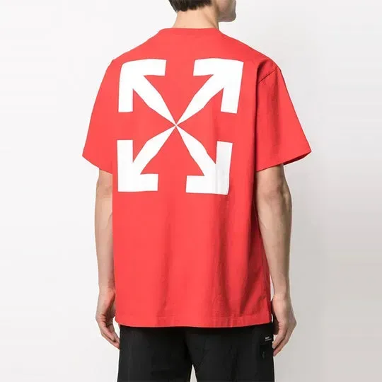 Футболка чоловіча Off White Mona Lisa Oversized T-Shirt Red (OMAA038R21JER0012501)