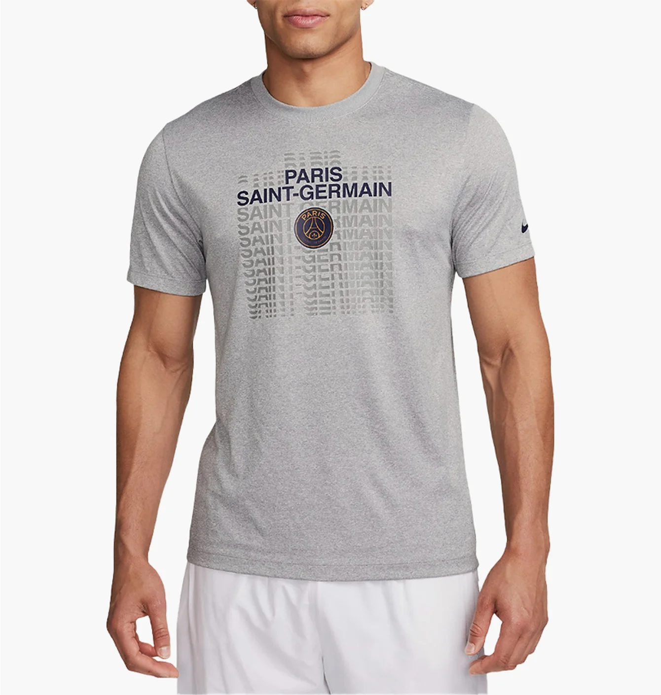 Футболка чоловіча Nike T-Shirt Psg M Nk Rlgd Tee Grey FD1070-063