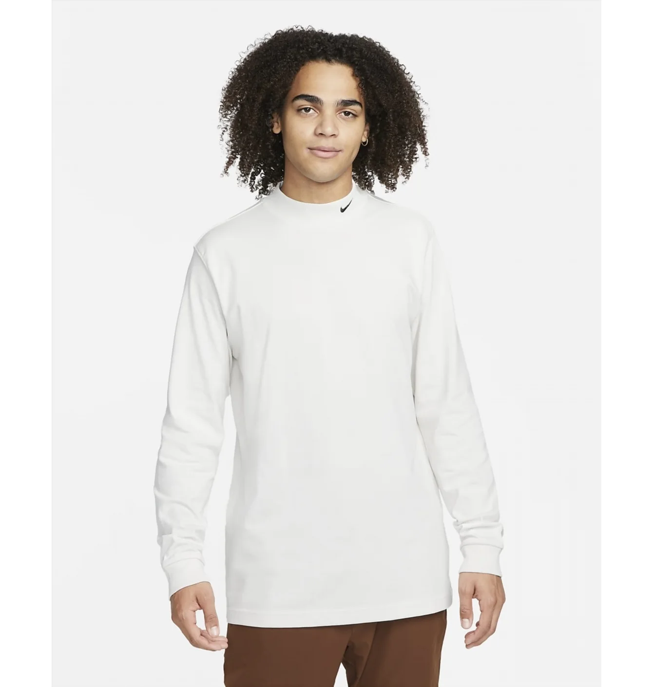 Світшот чоловічий Nike Mock Neck Longsleeve White DX5868-030