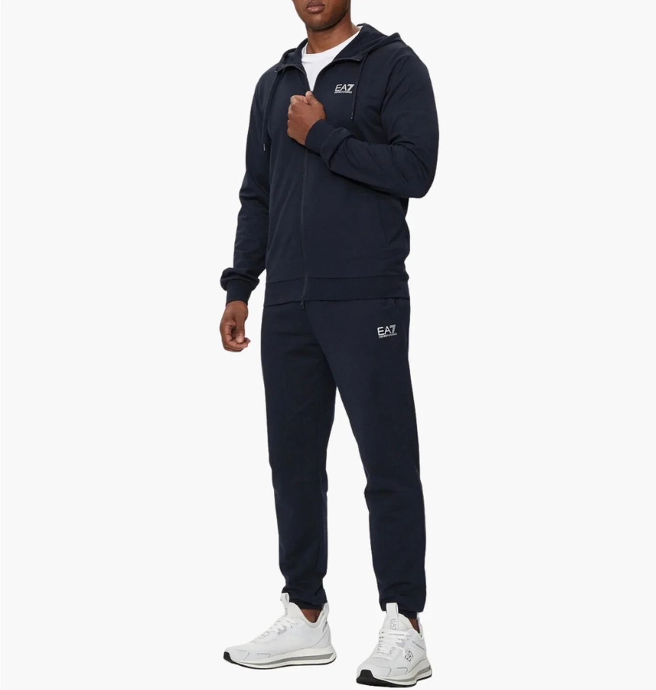 Спортивний костюм чоловічий EA7 Emporio Armani Core Identity Black 8NPV63-PJVRZ