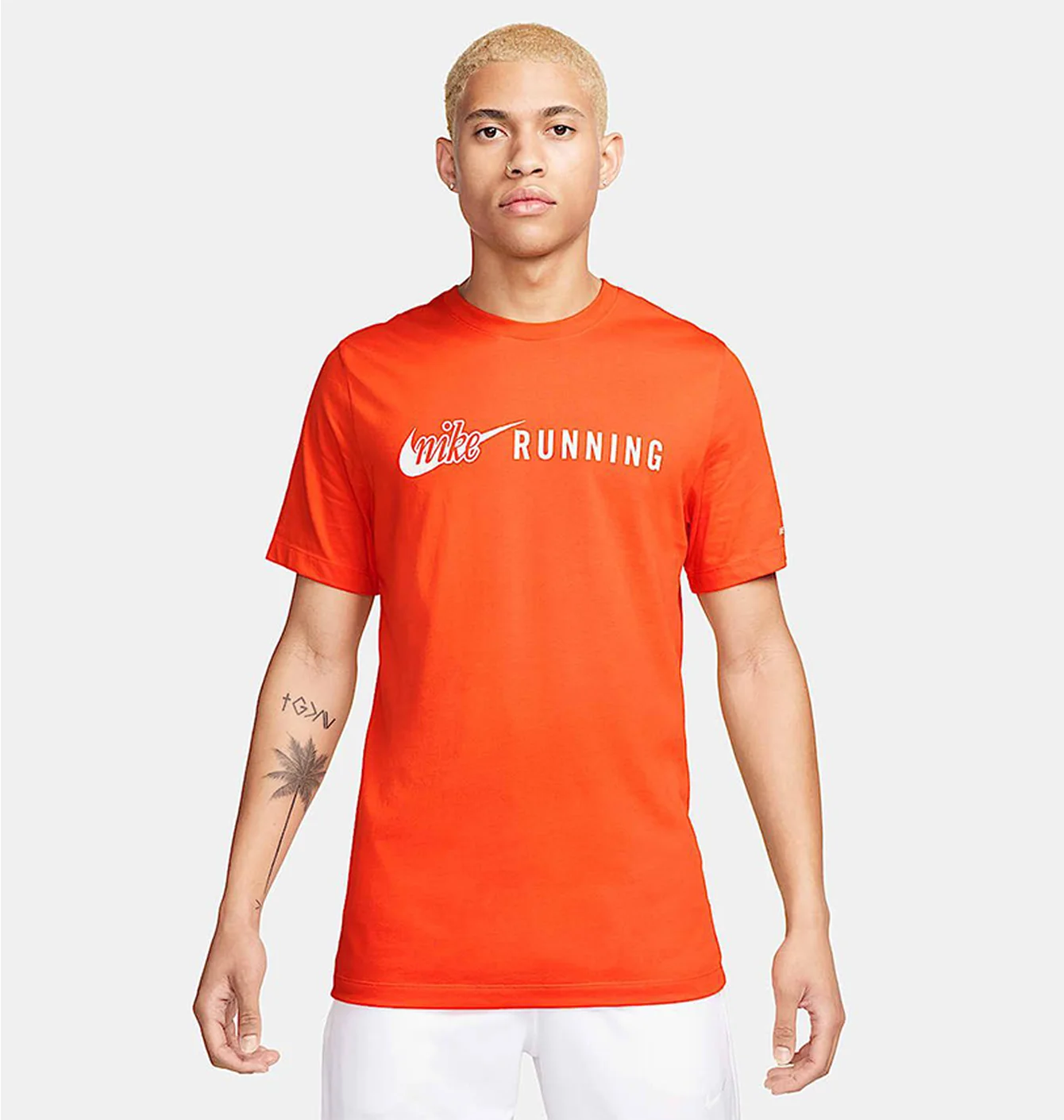 Футболка чоловіча Nike Running Orange FQ3920-819