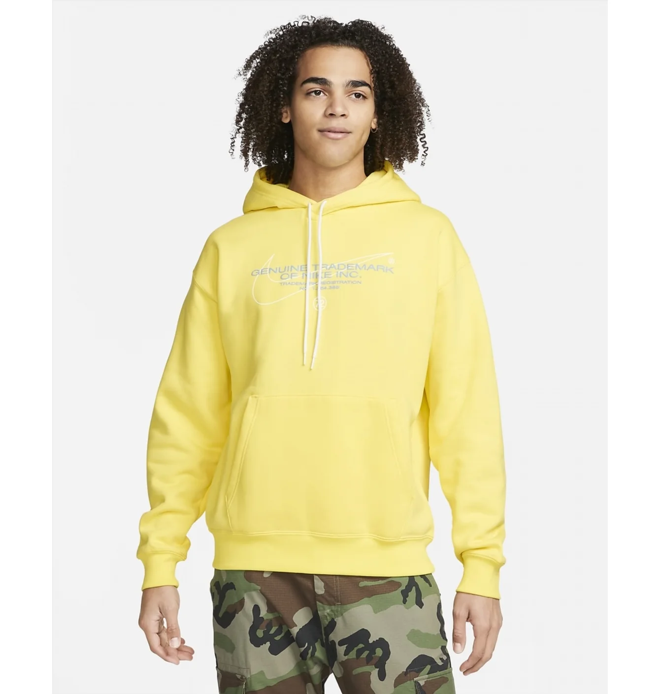 Худі унісекс Nike Fleece Gen Trdmrk Logo Yellow Dr1028-765