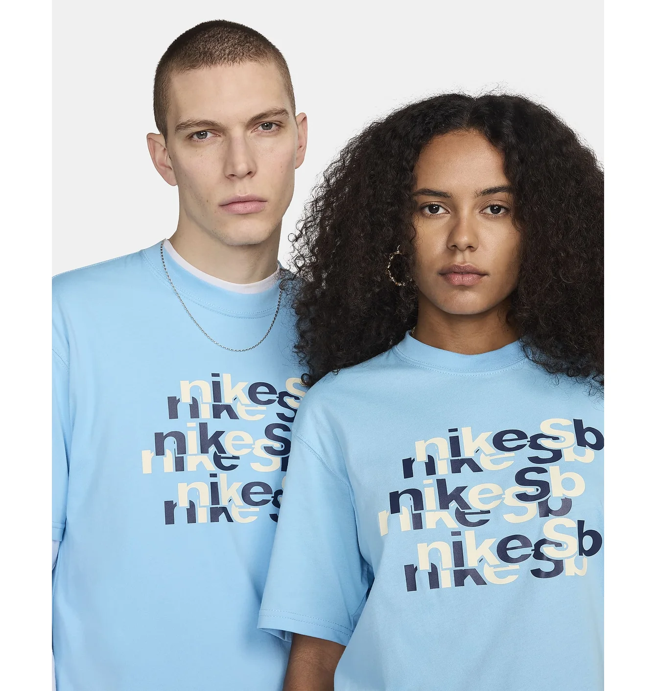 Футболка унісекс Nike Sb Tee Oc Repeat Brd Light Blue FV3494-407