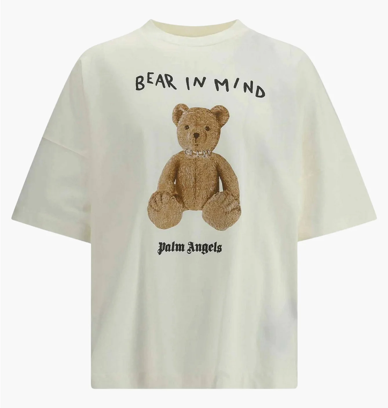 Футболка чоловіча Palm Angels Bear In Mind Over Beige PMAA10BF25JER0040360
