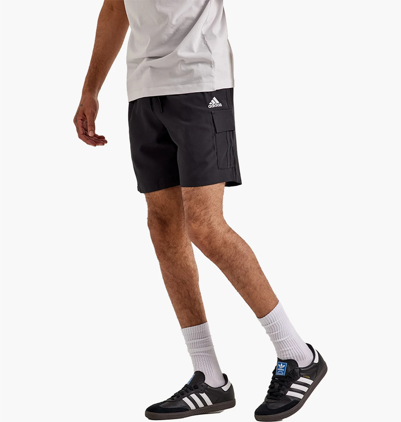 Шорти чоловічі Adidas Essentials Woven Shorts Black IV7198
